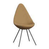 3110 Drop™ Stuhl, vollgepolstert - Braun Bronze von Arne Jacobsen - Christianshavn - 1226 Yellow Sand - Jacobsen Plus
