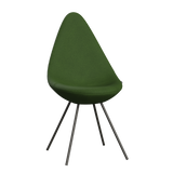 3110 Drop™ Stuhl, vollgepolstert - Braun Bronze von Arne Jacobsen - Christianshavn - 1263 Moss Green - Jacobsen Plus