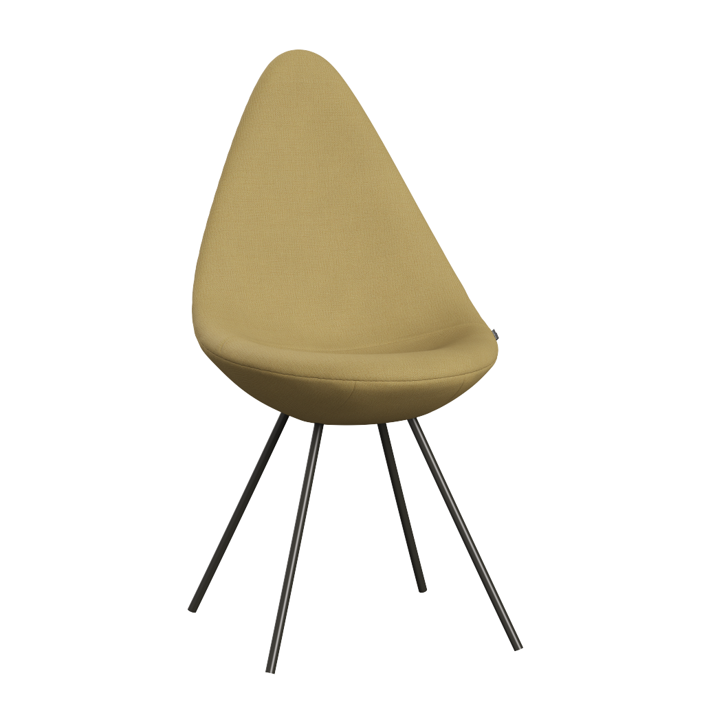 3110 Drop™ Stuhl, vollgepolstert - Braun Bronze von Arne Jacobsen - Christianshavn - 1265 Yellow Green - Jacobsen Plus