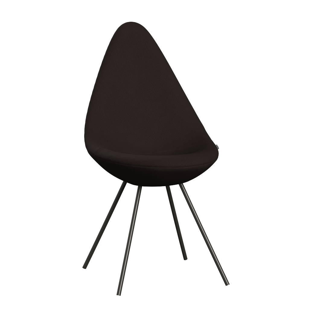 3110 Drop™ Stuhl, vollgepolstert - Braun Bronze von Arne Jacobsen - Christianshavn - 1281 Dark Brown - Jacobsen Plus