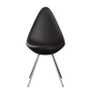 3110 Drop™ Stuhl, vollgepolstert - verchromter Stahl von Arne Jacobsen