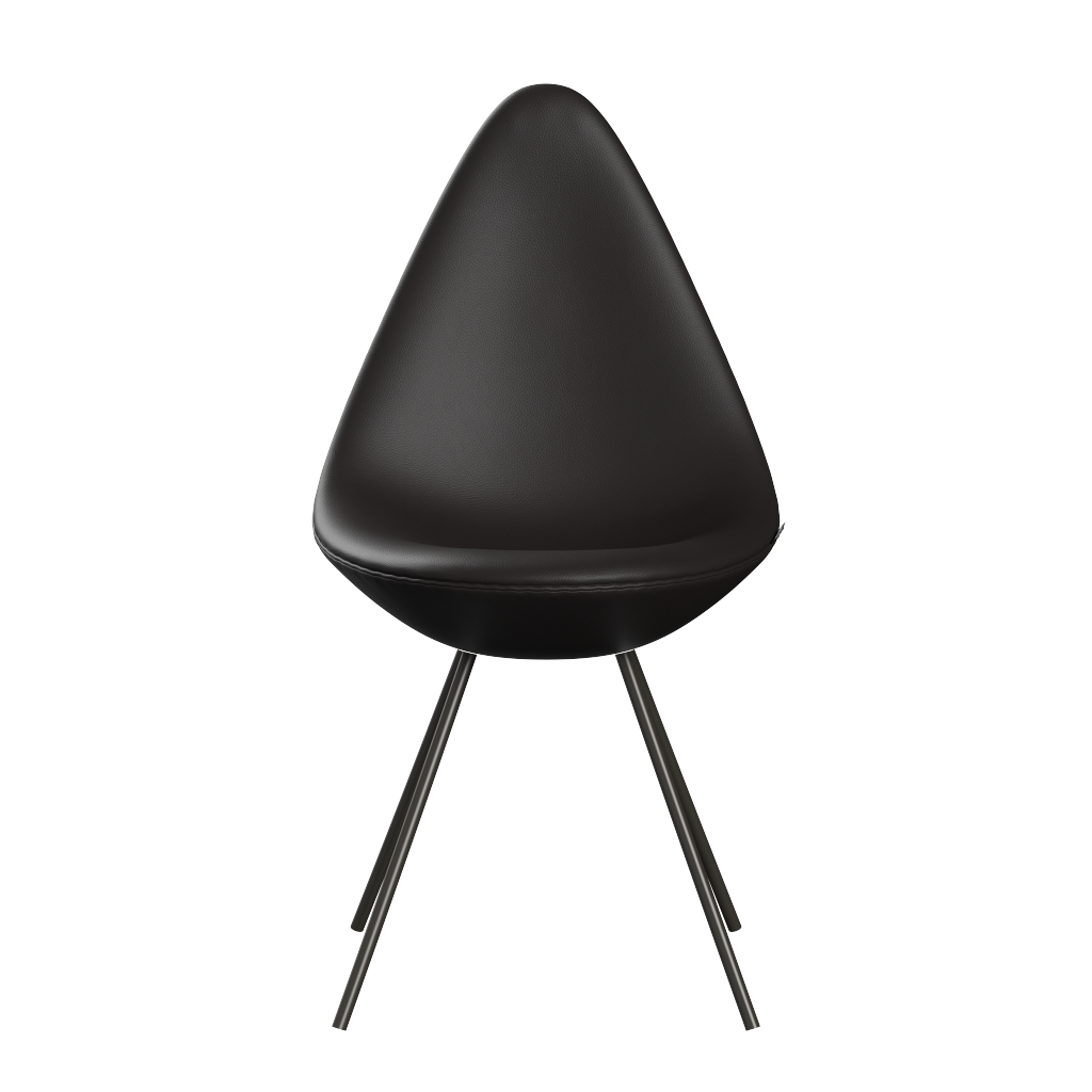 3110 Drop™ Stuhl, vollgepolstert - Braun Bronze von Arne Jacobsen - 1 - Jacobsen Plus