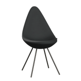3110 Drop™ Stuhl, vollgepolstert - Braun Bronze von Arne Jacobsen - Haze Leder - Anthracite - Jacobsen Plus
