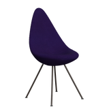 3110 Drop™ Stuhl, vollgepolstert - Braun Bronze von Arne Jacobsen - Hallingdal - 702 Purple - Jacobsen Plus