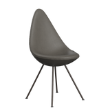 3110 Drop™ Stuhl, vollgepolstert - Braun Bronze von Arne Jacobsen - Essential Leder - Lava - Jacobsen Plus