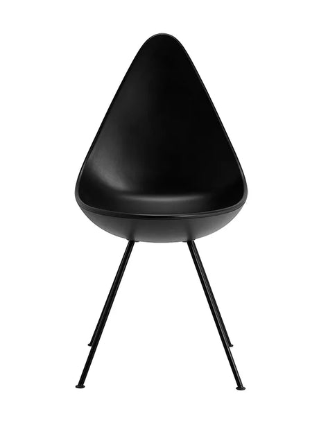 3110 Drop™ Stuhl af Arne Jacobsen - Kunststoff / Schwarz / Schwarz - Jacobsen Plus