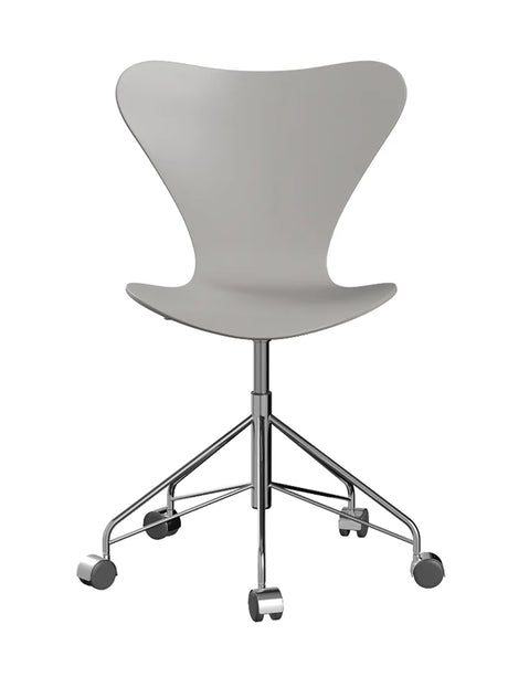3117 Serie 7 Bürostuhl von Arne Jacobsen - Ohne Polsterung / lackiert / Nine grau - Jacobsen Plus