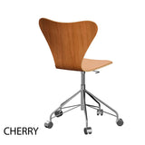 Fritz Hansen - 3117 kontorstol, naturfiner og forsidepolstret i Natur læder - 4 - Jacobsen Plus