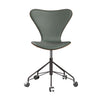 Mørkbejdset eg - Concrete Grey læder - Warm Graphite stel