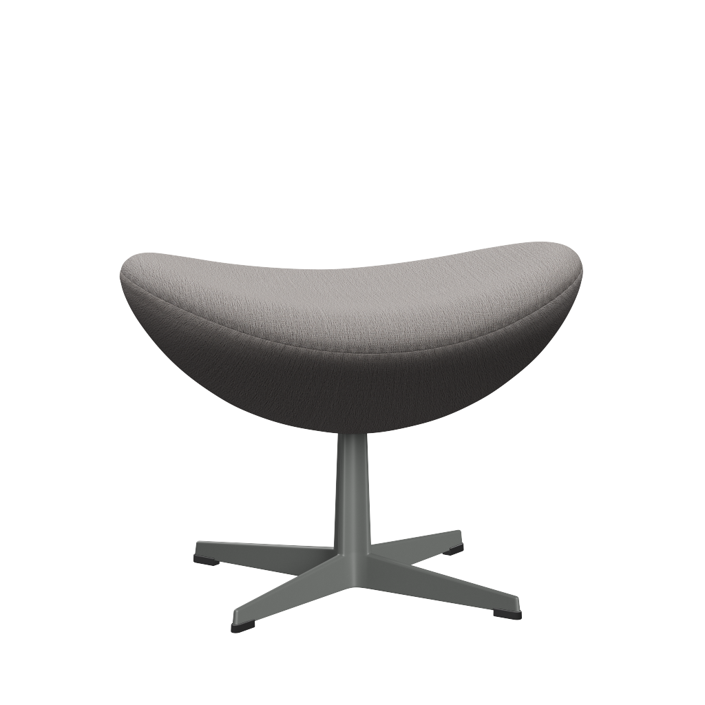 3127 Fußhocker für Egg™ Sessel, Gestell in Silbergrau von Arne Jacobsen - Christianshavn - 1121 Beige - Jacobsen Plus