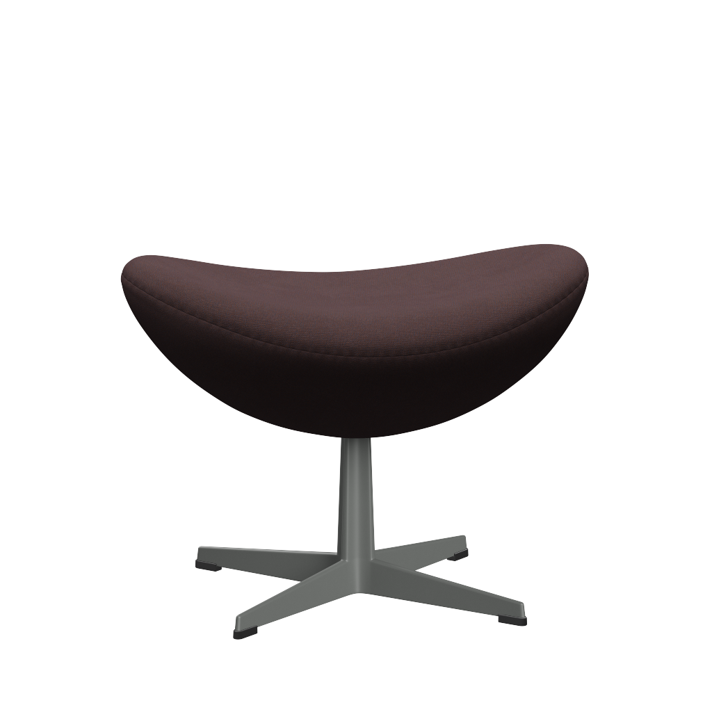 3127 Fußhocker für Egg™ Sessel, Gestell in Silbergrau von Arne Jacobsen - Christianshavn - 1135 Blue/Orange - Jacobsen Plus