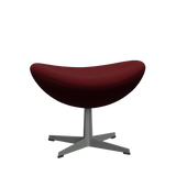 3127 Fußhocker für Egg™ Sessel, Gestell in Silbergrau von Arne Jacobsen - Christianshavn - 1140 Red Uni - Jacobsen Plus