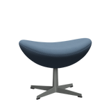 3127 Fußhocker für Egg™ Sessel, Gestell in Silbergrau von Arne Jacobsen - Christianshavn - 1152 Light Blue - Jacobsen Plus