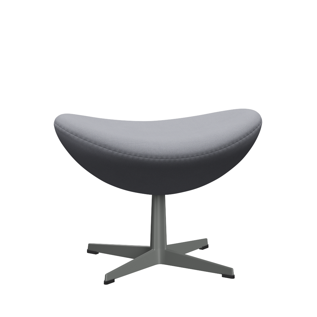 3127 Fußhocker für Egg™ Sessel, Gestell in Silbergrau von Arne Jacobsen - Christianshavn - 1170 Light Grey Uni - Jacobsen Plus