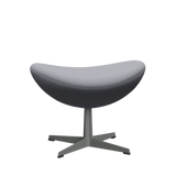 3127 Fußhocker für Egg™ Sessel, Gestell in Silbergrau von Arne Jacobsen - Christianshavn - 1170 Light Grey Uni - Jacobsen Plus