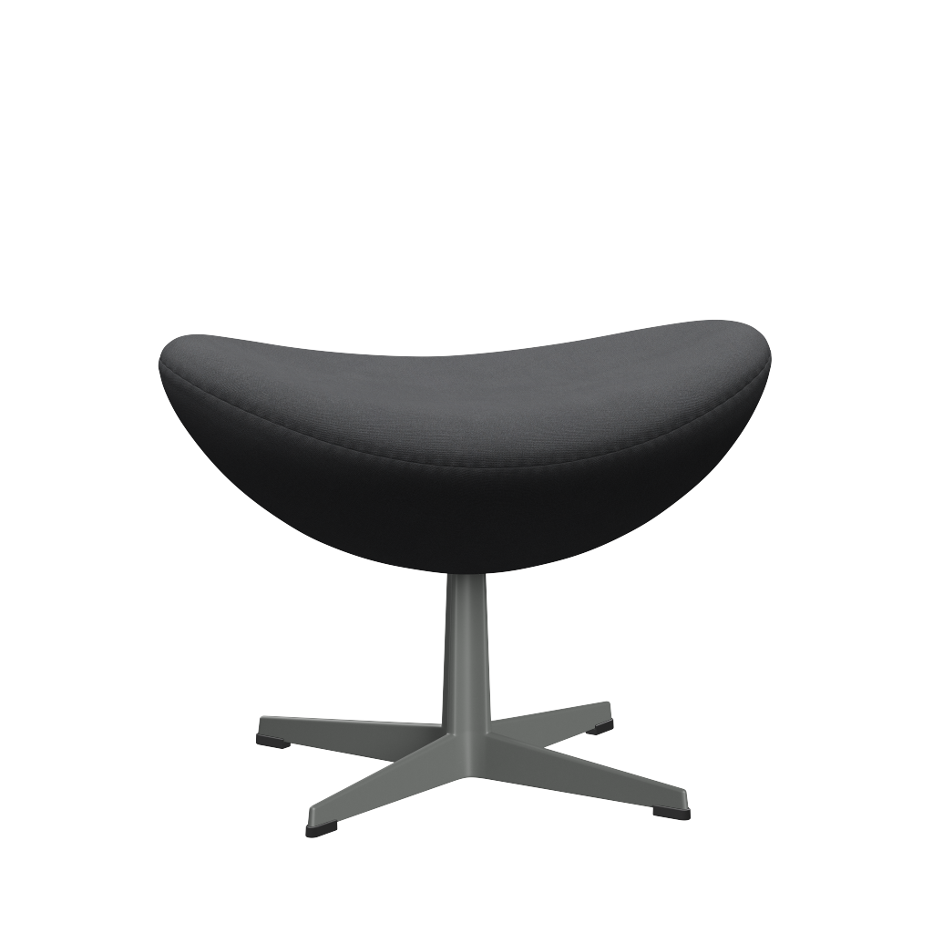 3127 Fußhocker für Egg™ Sessel, Gestell in Silbergrau von Arne Jacobsen - Christianshavn - 1172 Grey Uni - Jacobsen Plus