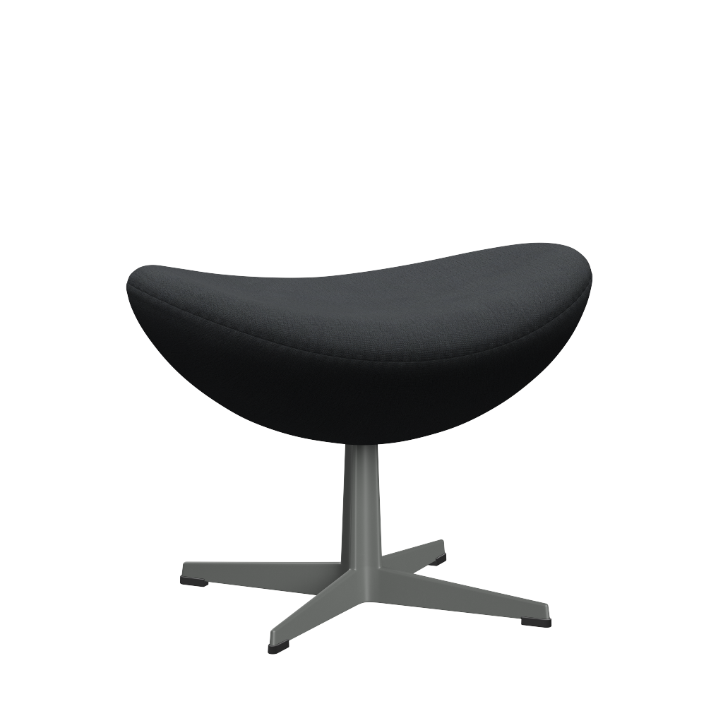 3127 Fußhocker für Egg™ Sessel, Gestell in Silbergrau von Arne Jacobsen - Christianshavn - 1173 Grey - Jacobsen Plus