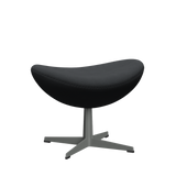 3127 Fußhocker für Egg™ Sessel, Gestell in Silbergrau von Arne Jacobsen - Christianshavn - 1174 Dark Grey - Jacobsen Plus