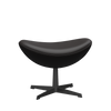 3127 Fußhocker für Egg™ Sessel, Gestell in Schwarz von Arne Jacobsen
