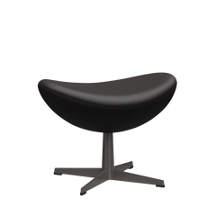 3127 Fußhocker für den Egg™ Sessel, Gestell in Warm Graphite von Arne Jacobsen