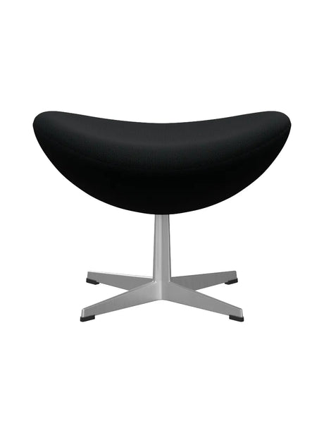 3127 Fußhocker für Egg™ Sessel von Arne Jacobsen Stoffgr. 1 - Diablo / 100 Schwarz - Jacobsen Plus