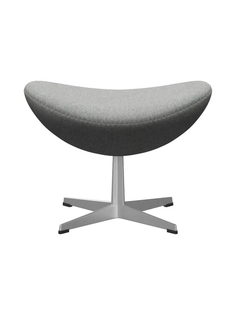 3127 Fußhocker für Egg™ Sessel von Arne Jacobsen Textilgr. 2 - Divina Melange / 120 Hellgrau - Jacobsen Plus