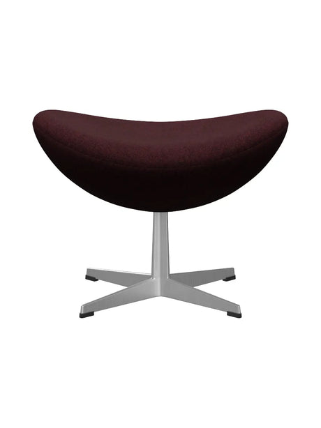 3127 Fußhocker für Egg™ Sessel von Arne Jacobsen Textilgr. 2 - Divina Melange / 581 Dunkelrosa - Jacobsen Plus