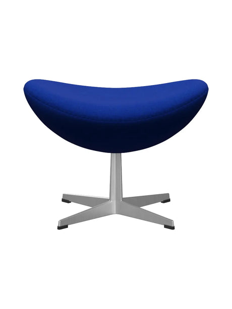 3127 Fußhocker für Egg™ Sessel von Arne Jacobsen Textilgr. 2 - Divina Melange / 757 Electric Blue - Jacobsen Plus