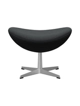 3127 Fodskammel til Ægget af Arne Jacobsen stofgr. 2 - Fiord / 191 Dark Grey Multi - Jacobsen Plus