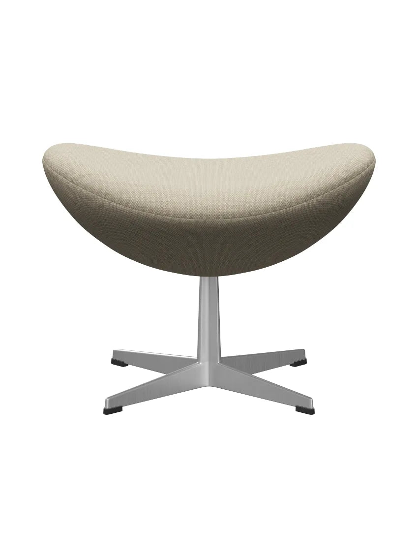 3127 Fodskammel til Ægget af Arne Jacobsen stofgr. 2 - Fiord / 322 Natural Sand - Jacobsen Plus