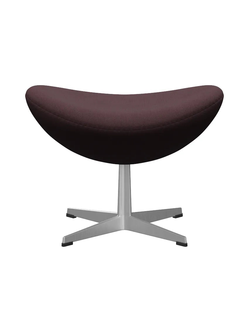 3127 Fodskammel til Ægget af Arne Jacobsen stofgr. 2 - Fiord / 591 Burgundy - Jacobsen Plus