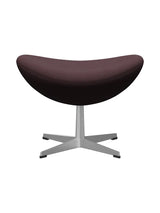 3127 Fodskammel til Ægget af Arne Jacobsen stofgr. 2 - Fiord / 591 Burgundy - Jacobsen Plus