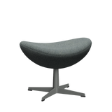 3127 Fußhocker für Egg™ Sessel, Gestell in Silbergrau von Arne Jacobsen - Hallingdal - 130 Grey - Jacobsen Plus