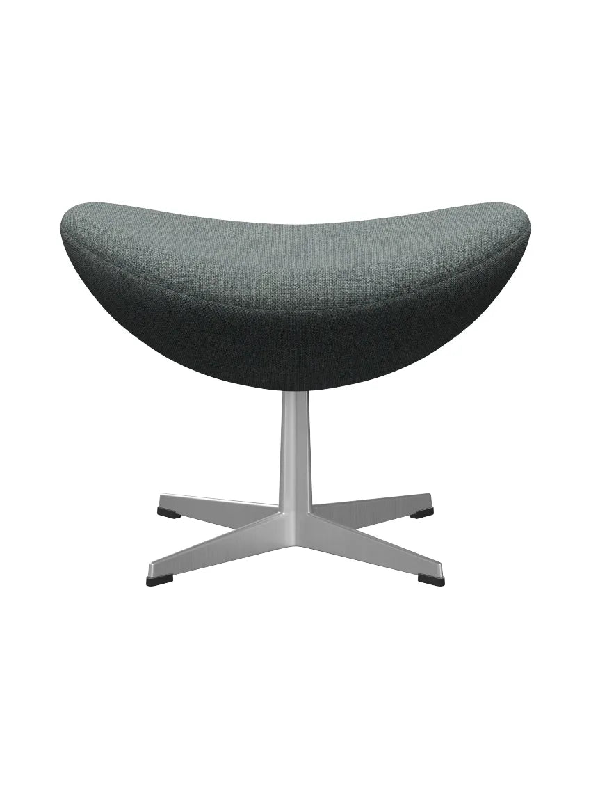 3127 Fodskammel til Ægget af Arne Jacobsen stofgr. 2 - Hallingdal / 130 Grå - Jacobsen Plus