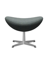 3127 Fodskammel til Ægget af Arne Jacobsen stofgr. 2 - Hallingdal / 130 Grå - Jacobsen Plus
