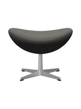 3127 Fodskammel til Ægget af Arne Jacobsen stofgr. 2 - Hallingdal / 143 Grey-Dark - Jacobsen Plus