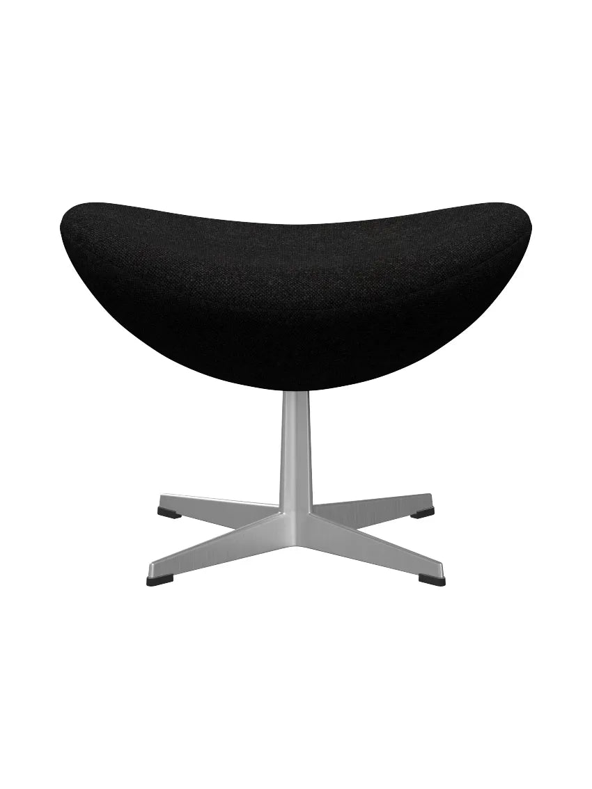 3127 Fodskammel til Ægget af Arne Jacobsen stofgr. 2 - Hallingdal / 180 Charcoal - Jacobsen Plus