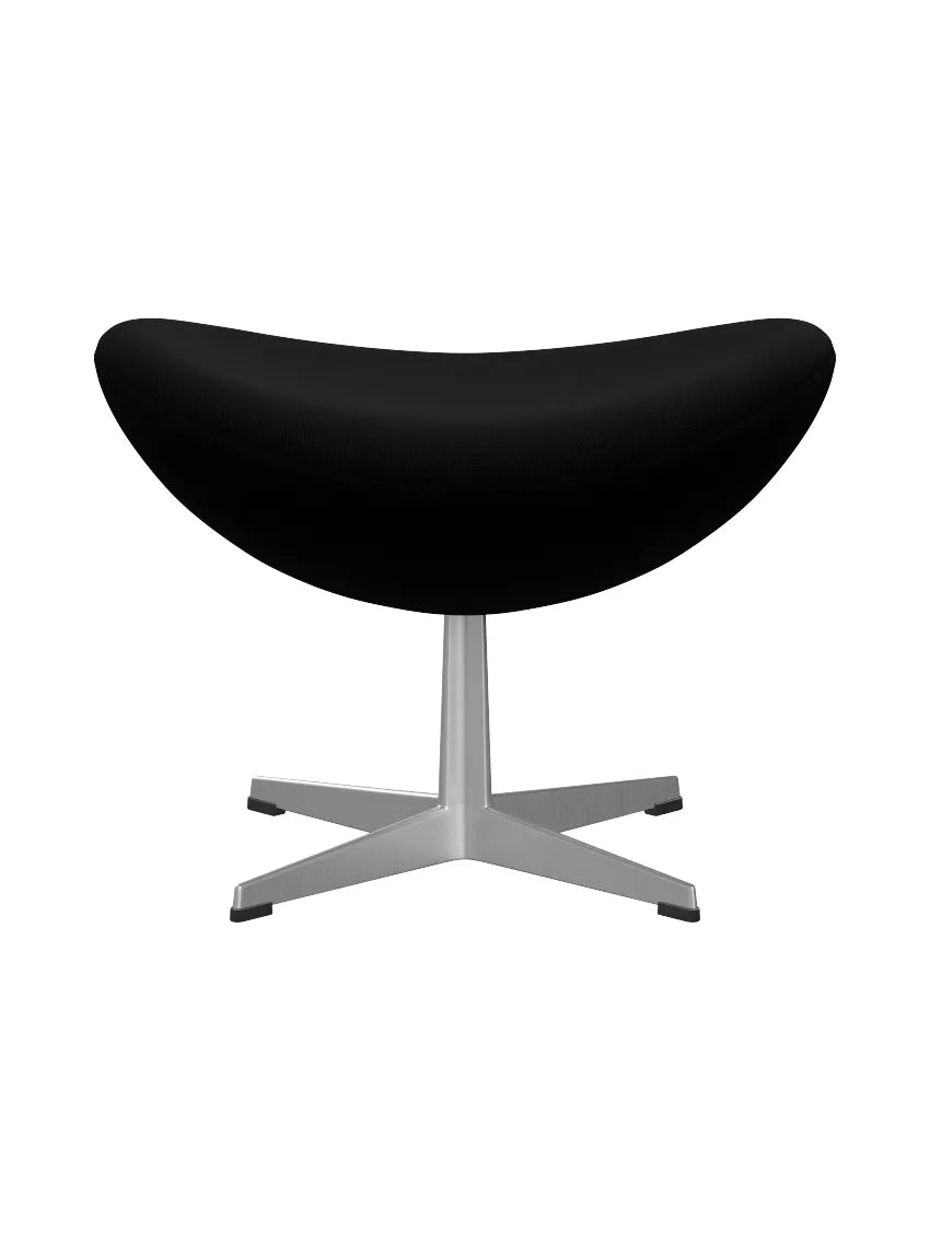 3127 Fodskammel til Ægget af Arne Jacobsen stofgr. 2 - Hallingdal / 190 Sort - Jacobsen Plus