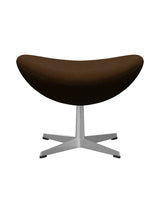 3127 Fodskammel til Ægget af Arne Jacobsen stofgr. 2 - Hallingdal / 350 Brun - Jacobsen Plus