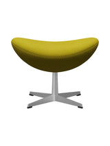 3127 Fodskammel til Ægget af Arne Jacobsen stofgr. 2 - Hallingdal / 420 Gul-Grøn - Jacobsen Plus