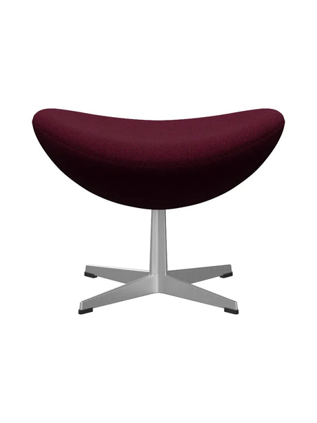 3127 Fußhocker für Egg™ Sessel von Arne Jacobsen Textilgr. 2 - Hallingdal / 573 Weinrot Lila - Jacobsen Plus
