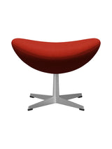 3127 Fodskammel til Ægget af Arne Jacobsen stofgr. 2 - Hallingdal / 600 Orange - Jacobsen Plus
