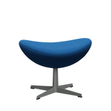 3127 Fußhocker für Egg™ Sessel, Gestell in Silbergrau von Arne Jacobsen - Hallingdal - 723 Light Blue - Jacobsen Plus