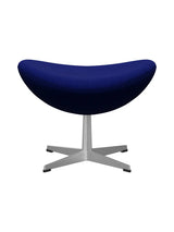 3127 Fodskammel til Ægget af Arne Jacobsen stofgr. 2 - Hallingdal / 753 Ultra Marine - Jacobsen Plus