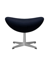 3127 Fodskammel til Ægget af Arne Jacobsen stofgr. 2 - Hallingdal / 764 Kongeblå - Jacobsen Plus