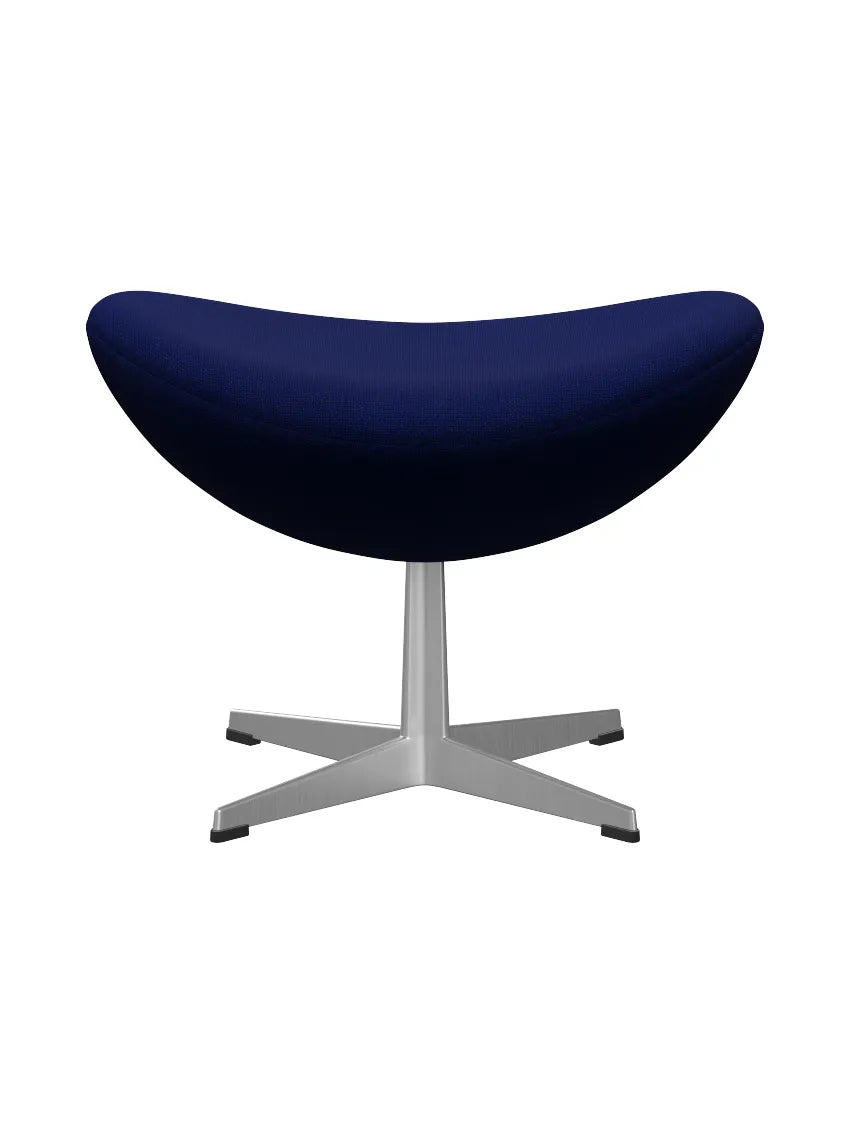 3127 Fodskammel til Ægget af Arne Jacobsen stofgr. 2 - Hallingdal / 773 Mørk blå - Jacobsen Plus