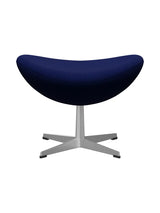3127 Fodskammel til Ægget af Arne Jacobsen stofgr. 2 - Hallingdal / 773 Mørk blå - Jacobsen Plus