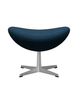 3127 Fodskammel til Ægget af Arne Jacobsen stofgr. 2 - Hallingdal / 890 Blå-Grøn - Jacobsen Plus