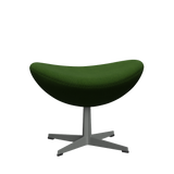 3127 Fußhocker für Egg™ Sessel, Gestell in Silbergrau von Arne Jacobsen - Hallingdal - 960 Grass Green - Jacobsen Plus