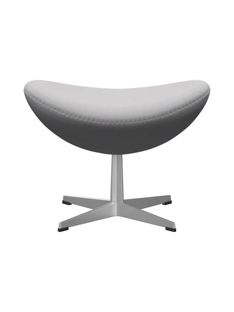 3127 Fußhocker für Egg™ Sessel von Arne Jacobsen Textilgr. 2 - Steelcut Trio / 105 Weiß & Hellgrau - Jacobsen Plus